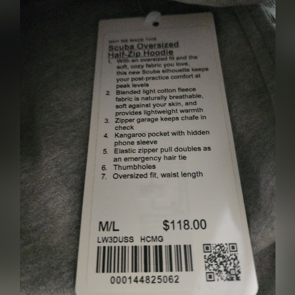 ❤️SOLD❤️ Lululemon Scuba Half Zip Hoodie Jacket NEW!! - Picture 3 of 5